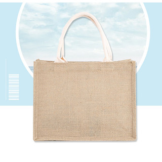 Túi cói vintage vải Bố Đay du lịch trơn quai nâu mềm form cứng đựng quần áo đồ dùng cá nhân chống nước đi biển