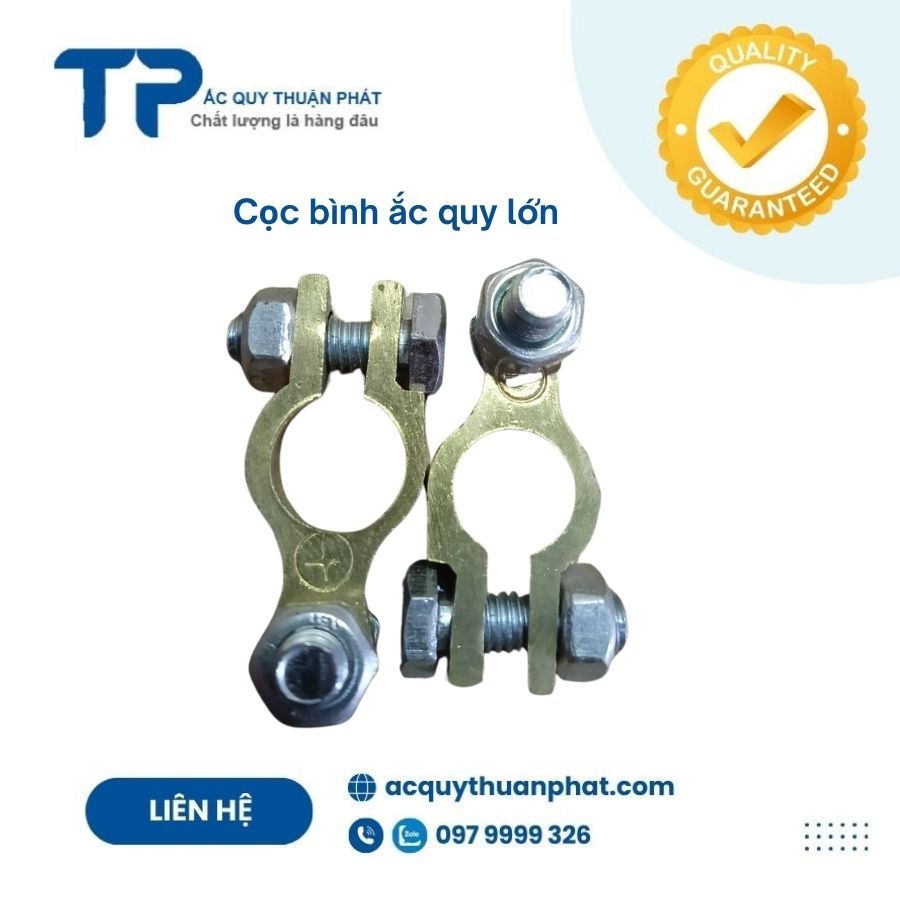 cặp cọc lớn bình ắc quy bằng đồng thau