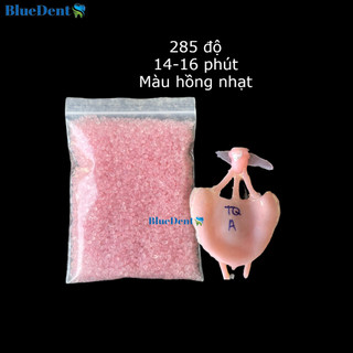 100g Hạt Nhựa Dẻo Hồng Nhạt TQ Dùng Để Làm Hàm Tháo Lắp Labo Nha Khoa