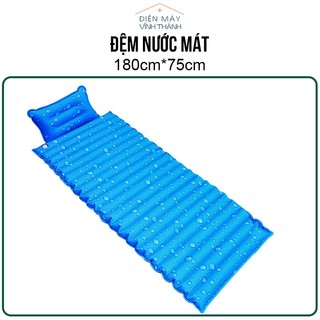 Nệm nước mát mùa hè cỡ lớn đệm nước cho bé và người lớn dài 180cm rộng 75cm thoáng mát độ bền cao