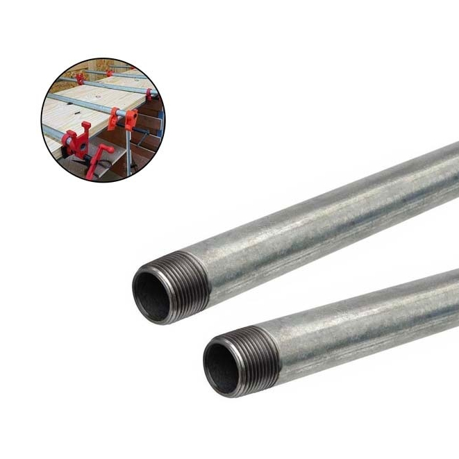 1m Ống Nước Tiện Ren 1 Đầu Lắp Cảo Ống Nước Phi 27 (Chưa bao gồm cảo)