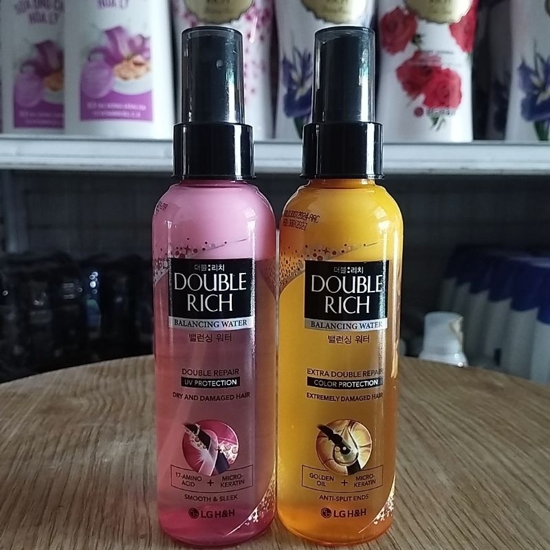 Nước xịt dưỡng tóc Double Rich 120ml, chăm sóc tóc hư tổn.