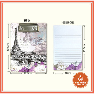 Bảng kẹp giấy note dán tủ lạnh 80 TRANG - giấy oder, phiếu oder hàng hóa siêu tiện lợi