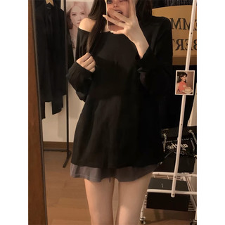 Áo pull giấy mỏng kiểu đan dây lưng  dáng thụng oversize
