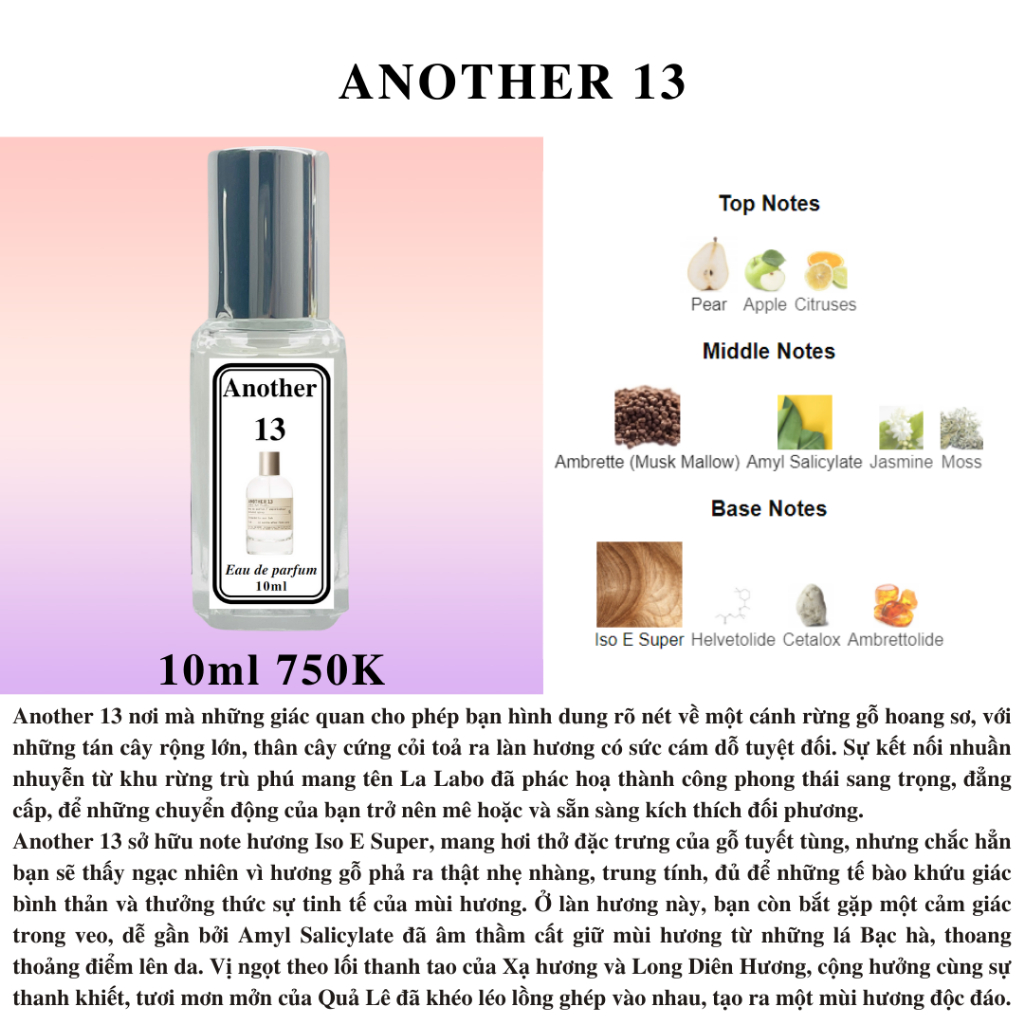 Nước hoa chính hãng cao cấp - Another 13