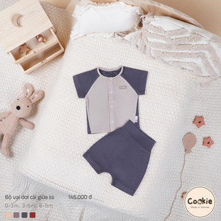 Cookie - Bộ cộc cài thẳng sơ sinh