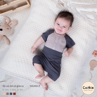 Cookie - Bộ cộc cài thẳng sơ sinh