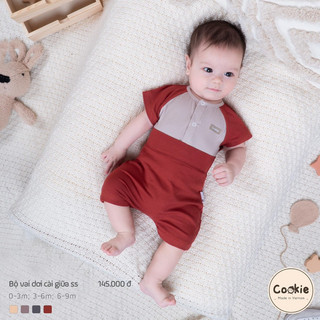 Cookie - Bộ cộc cài thẳng sơ sinh