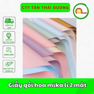 Giấy gói hoa MICA - Giấy gói hoa mika lì 2 mặt - Loại Đẹp, Dày Dặn - sỉ ,lẻ