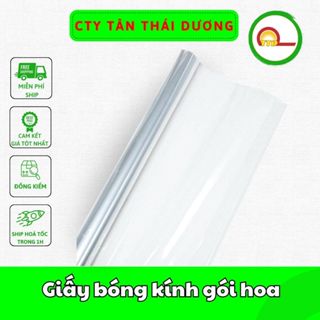 Giấy Gói Hoa Trong Suốt - Giấy bóng kính gói hoa - tập 50 tờ