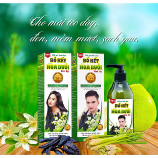 DẦU GỘI THẢO DƯỢC BỒ KẾT HOA BƯỞI NCT3 -Dầu Gội Bưởi Dầu gội thảo dược sạch gàu, nấm ngứa, chống, ngăn rụng tóc, mọc tóc