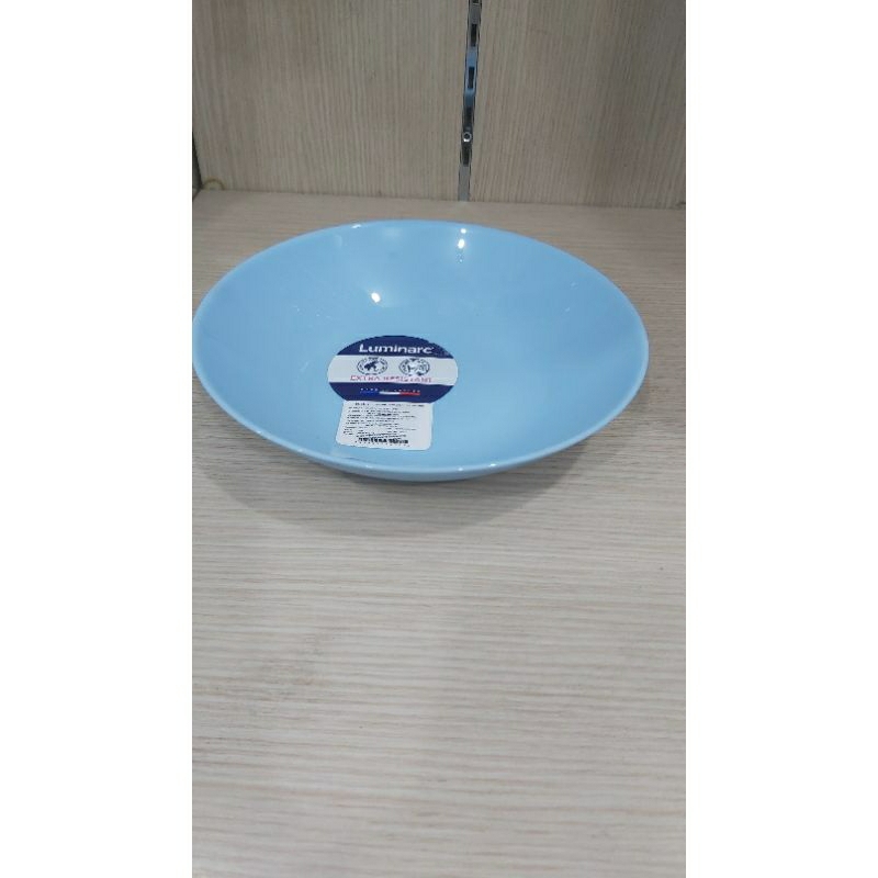 Đĩa thủy tinh Luminarc diwali Light blue,diwali Turquoise xanh ngọc(Hàng sx tại Pháp)