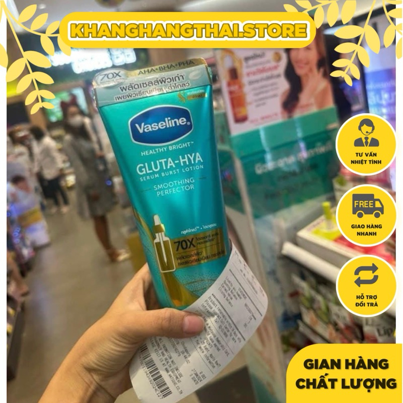 Vaseline gluta hya 70x thái lan