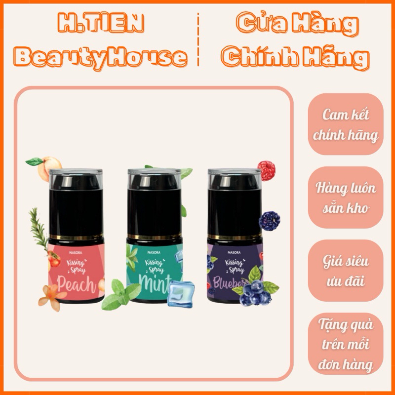 [CÓ VAT] Xịt Thơm Miệng Kissing Spray Nasora 20ml