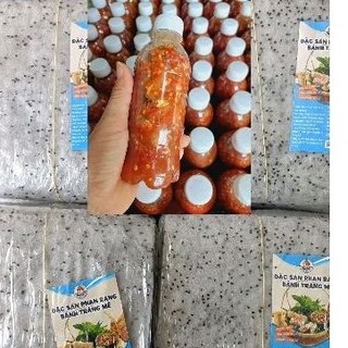 Mắm nêm + bánh tráng nhúng đặc sản Phan rang