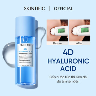 Toner cấp ẩm 4D chứa Hyaluronic Acid SKINTIFIC 100ml