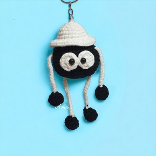 Móc khoaa handmade làm thủ công từ len - móc khóa Amigurumi con bọ vô tri