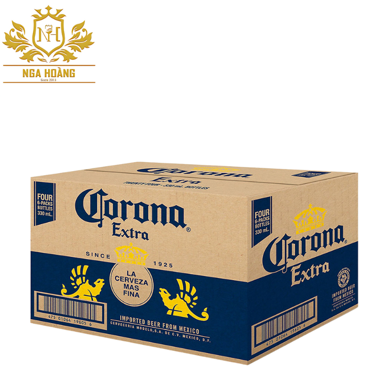 Bia Corona Extra - 355ml | 4.5% - Thùng 24 Chai [Ship Siêu Tốc]