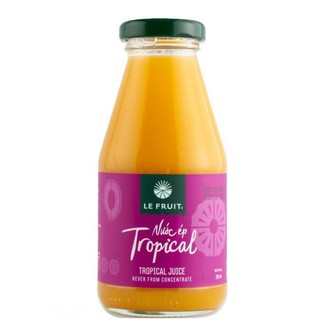 Nước ép tropical le fruit _ chai thủy tinh 250ml