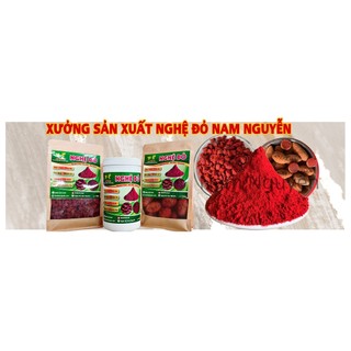 Nghệ đỏ Gà đá (Dạng củ - 1 Kg 2 túi) Nam Nguyễn