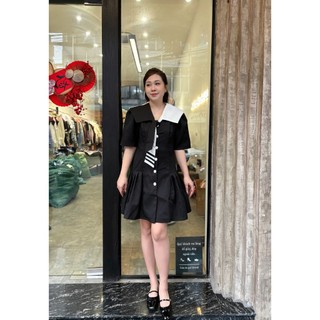 BIGSIZE VÁY PHỐI CỔ 2 MÀU - 20132