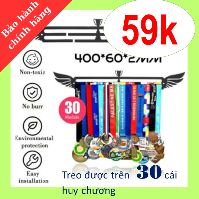 Giá treo huy chương,kệ treo huy chương,tiện dụng cho người chơi thể thao.Khắc theo yêu cầu,treo đươc 30 huy chương.