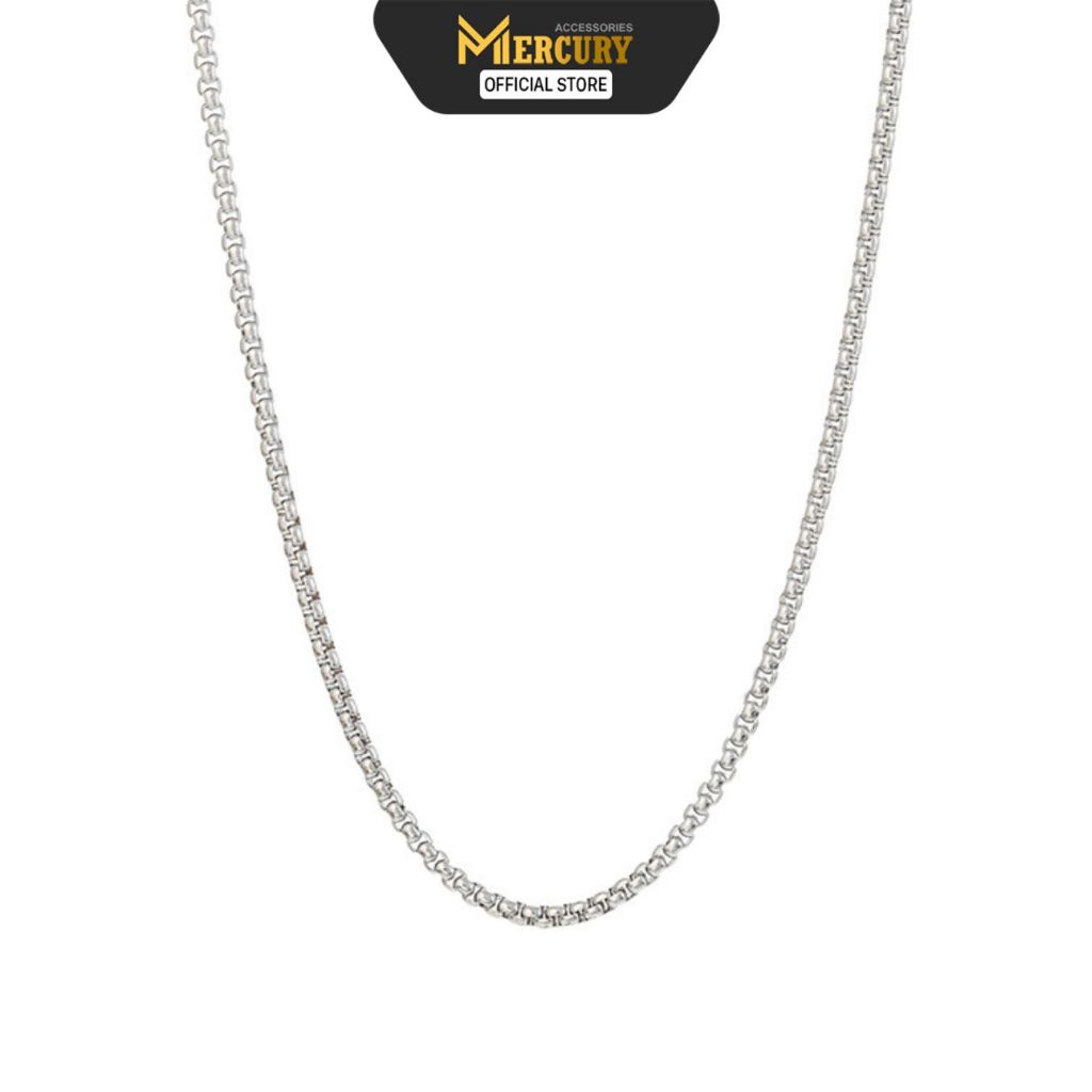 Dây chuyền vòng cổ nam/nữ Mercury màu bạc Basic - Trang sức, Phụ kiện thời trang Unisex - Thiết kế Basic, cá tính