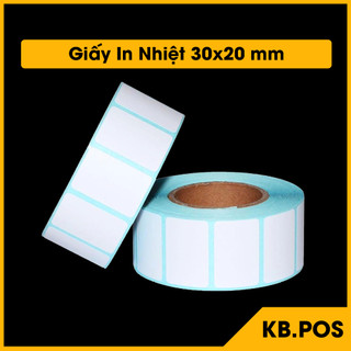Giấy In Nhiệt 30x20 mm (Cuộn 1100 Tem)