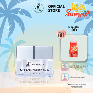 Kem Dưỡng Trắng Giảm Nám KN Beauty White Skin Cream  tặng gel rửa tay Lamcosme