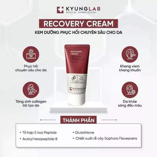 Kem dưỡng phục hồi chuyên sâu KyungLab Recovery Cream 50ml hỗ trợ tăng sinh và tái tạo collagen cho da