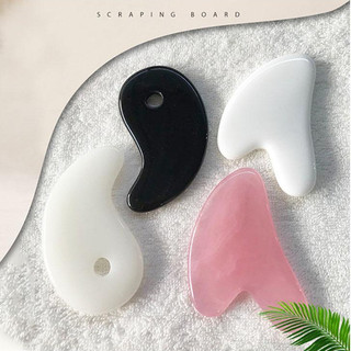 🌷🌷miếng guasha mát xa mặt, đá guasha giúp thon gọn nâng cơ trẻ hóa làn da, đá guasha massage mặt cao cấp