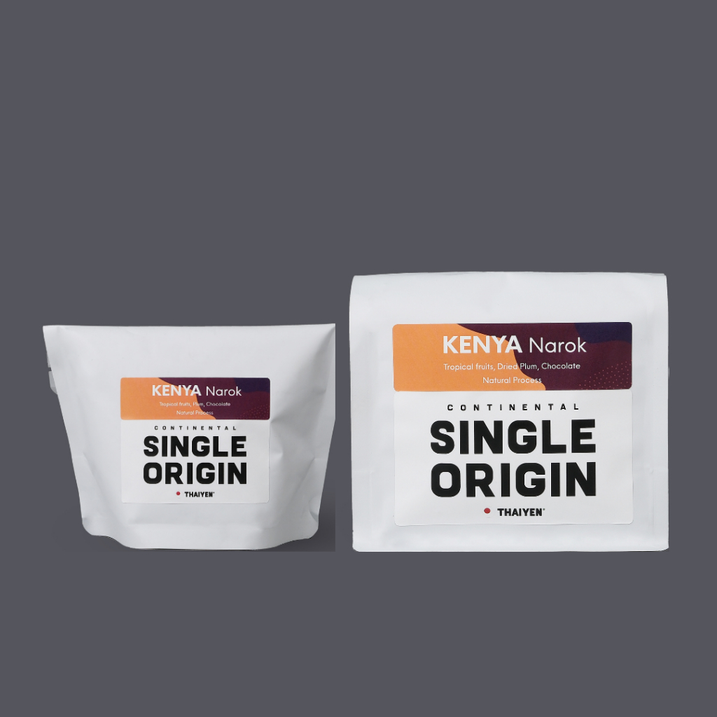 Cà phê 100% Arabica THAIYEN KE.NY.A cỡ rang phù hợp espresso hoặc pha thủ công