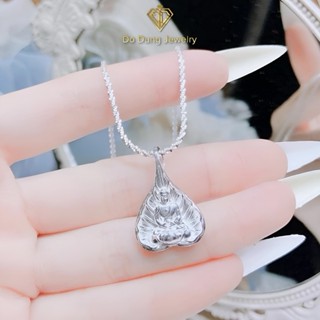 Dây chuyền bạc lá bồ đề phật chất liệu bạc ta s99 phụ kiện thời trang Do Dung Jewelry