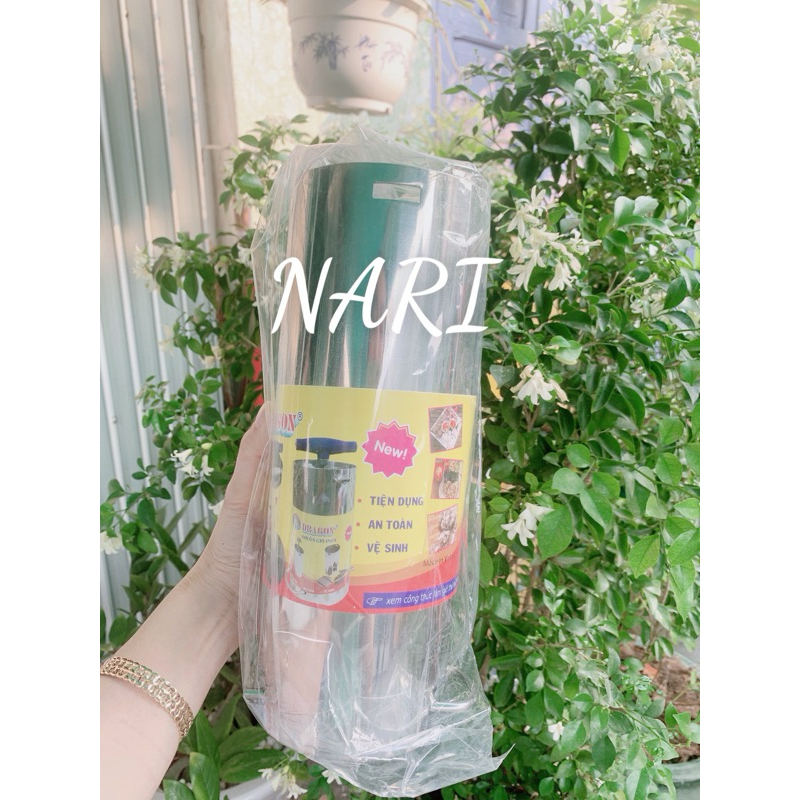 Khuôn inox làm giò thủ hiệu Dragon-khuôn làm giò thủ chả lụa inox cao cấp - gia dụng Nari