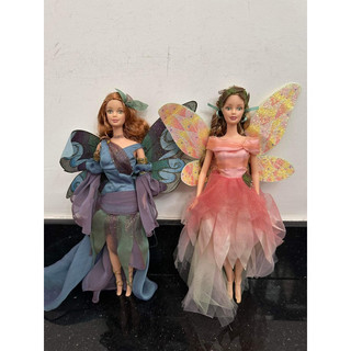 Búp bê Barbie Fairy Of The Forest and Barbie Of The Garden used