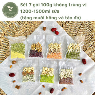 Sét hạt nấu sữa . sét 7 ngày mix sẵn 100g