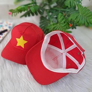 Nón cờ đỏ sao vàng, nón lưỡi trai, nón kết cờ đỏ sao vàng đội đi cổ vũ bóng đá, đi bão