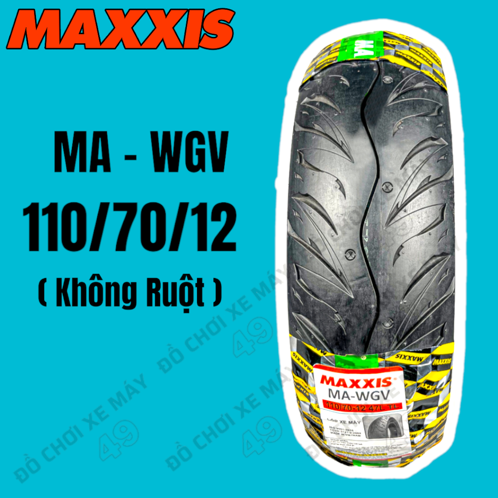Vỏ Lốp Xe Máy Maxxis 110/70/12 MA-WGV TL ( Không Ruột ) Chính Hãng