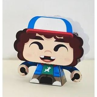 Mô hình giấy 3d nhân vật - dustin - phim stranger things