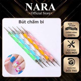 Set bút chấm bi 5 cây - cọ chấm bi đủ sz - bút chấm bi đa năng 2 đầu chuyên dụng tiện lợi
