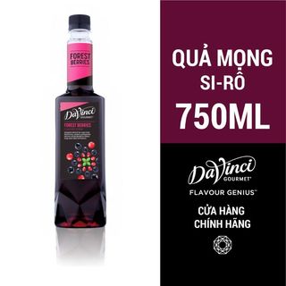 Siro Hương Quả Mọng / Forest Berries Syrup - DaVinci Gourmet (750ml)