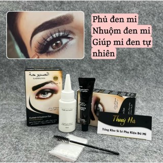 Phủ mi đen(nhuộm mi)