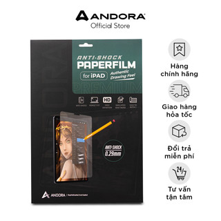 Miếng dán bảo vệ màn hình Paperlike Andora cho iPad Pro 11 12.9 inch Air 4-5 10.9 cảm giác viết vẽ như trên giấy