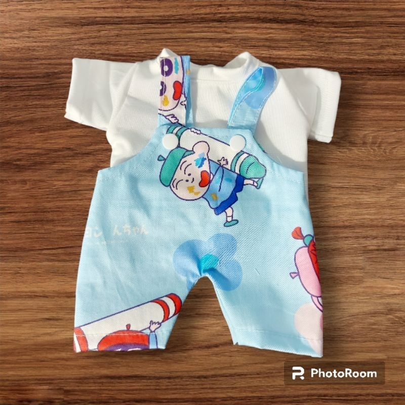 bộ yếm shin bút chì cho búp bê 12in