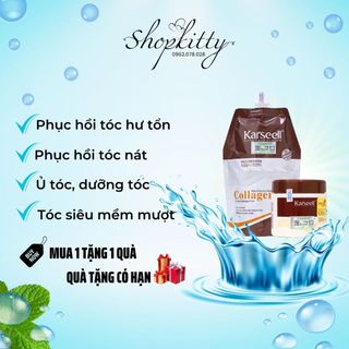 Ủ tóc phục hồi collagen karseell chăm sóc tóc dưỡng tóc phục hồi hư tổn tóc hấp tóc chuyên nghiệp [𝐓𝐚̣̆𝐧𝐠 𝐦𝐚́𝐲 𝐦𝐚𝐬𝐬𝐚𝐠𝐞]