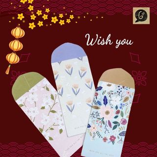 COMBO 90 mẫu Bao Lì Xì Tết 2024. Lì xì thiết kế đẹp, độc, chất liệu giấy Kraft Nhật thân thiện với môi trường