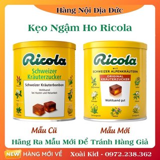 Kẹo ngậm ho thảo mộc Ricola Original Herb 250gr Đức -Date mới đủ bill