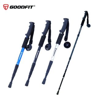 Gậy leo núi, gậy trekking GoodFit chính hãng gấp khúc dùng du lịch, phượt, dã ngoại GF03E