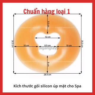 Gối silicon úp mặt spa,gối 100% silicon chuyên dùng trong spa,thẩm mỹ viện