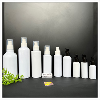 Chai nhựa trắng chiết mỹ phẩm - chai pet xịt giọt 30ml 50ml 100ml 120ml 150ml 200ml 250ml 300ml đầu nhấn xịt nhỏ giọt